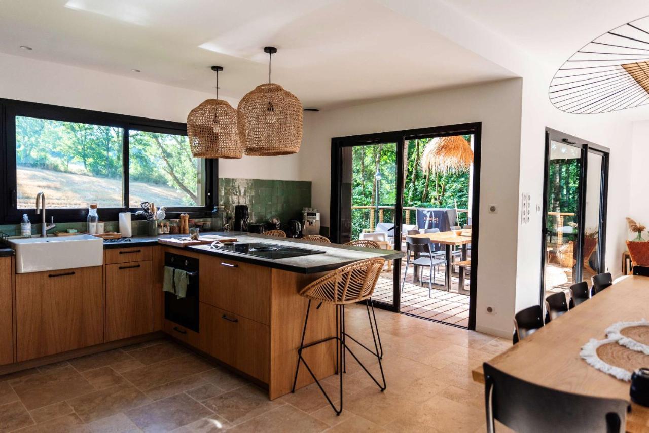 Dans Les Arbres Bed & Breakfast Lanta Exterior foto